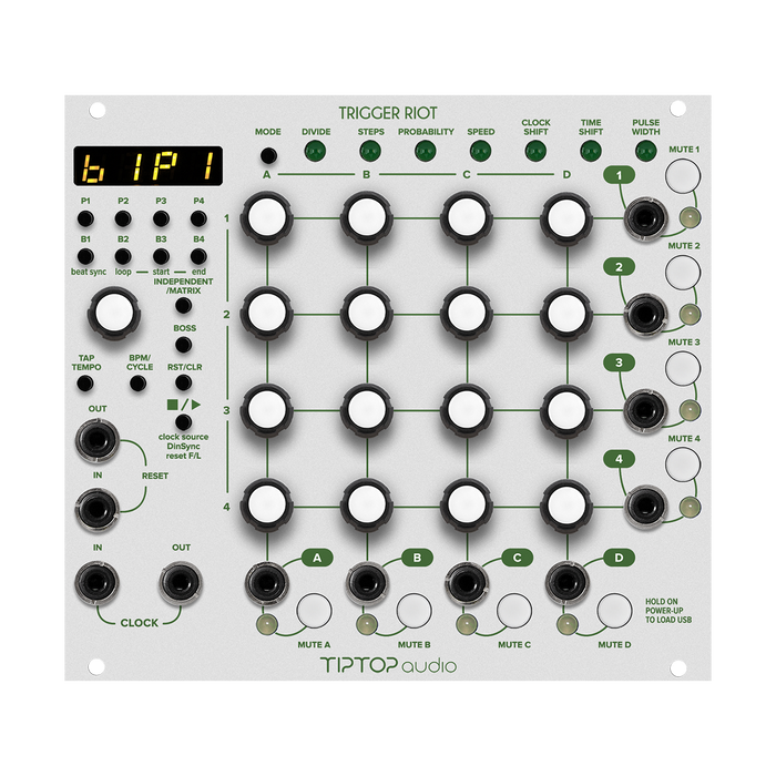 Tiptop Audio Trigger Riot— Clockface Modular Tiptop Audio Trigger Riot— Clockface Modular