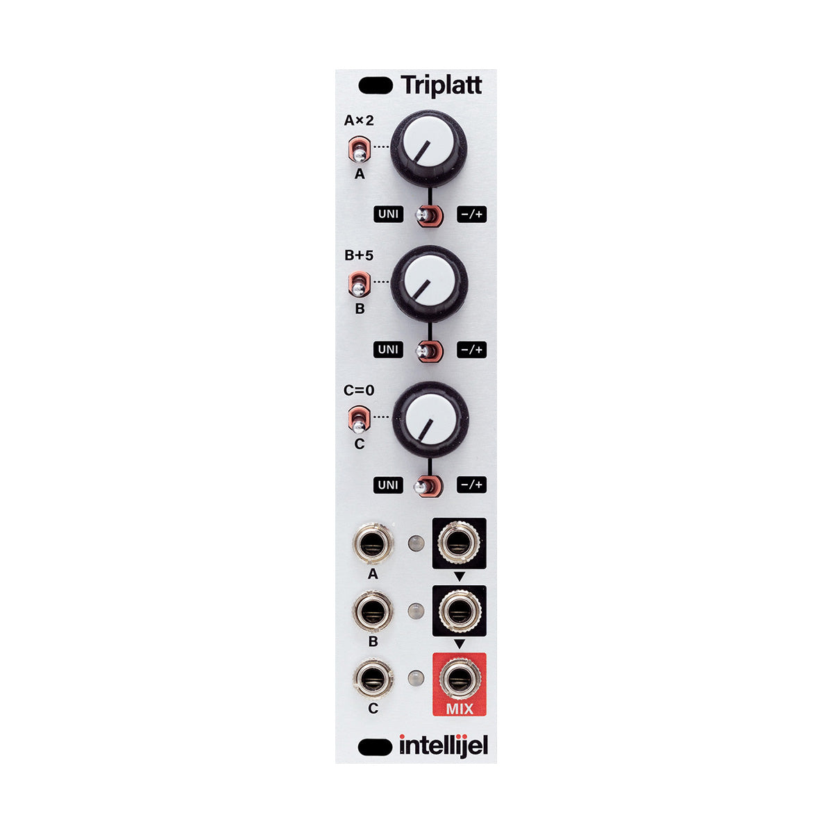 intellijel Triplatt モジュラーシンセサイザー Intellijel Designs Triplatt— Clockface Modular