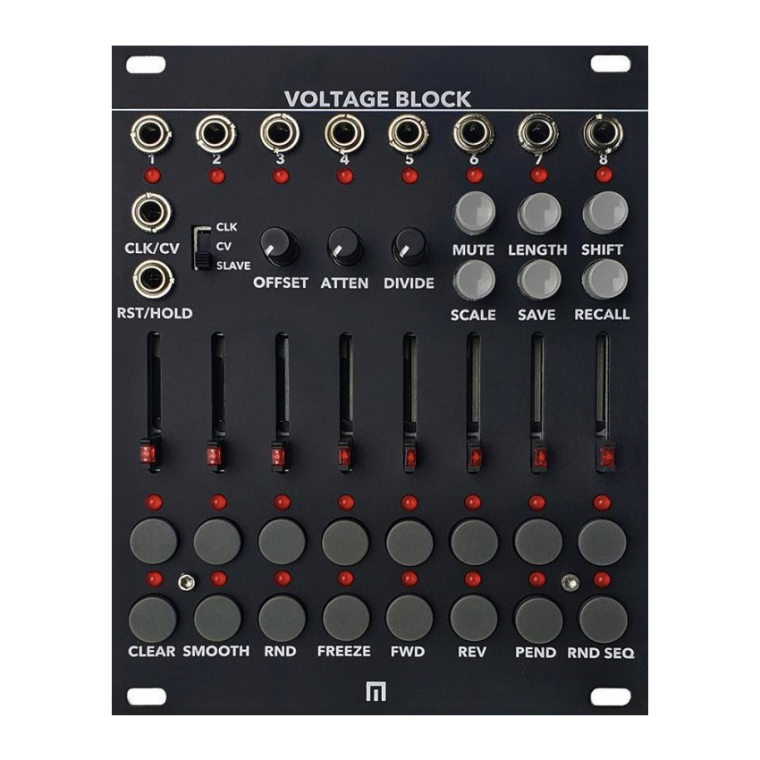 鍵盤楽器 Malekko Heavy Industry Voltage Block Malekko Heavy Industry Voltage Block (Black) — Clockface Modular