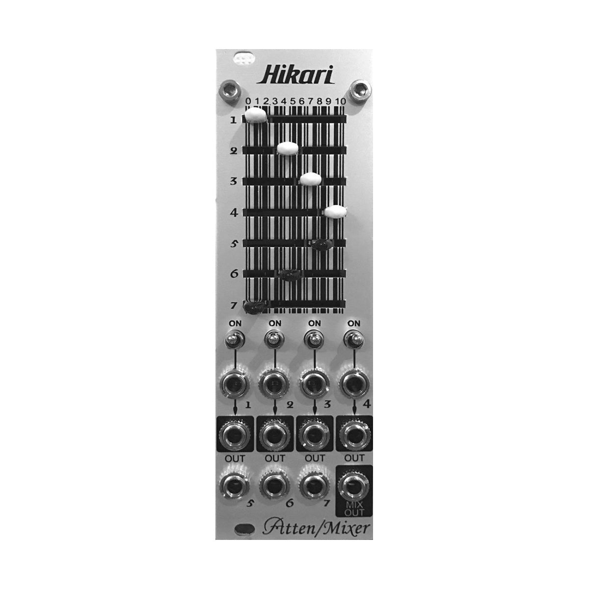 Hikari Instruments Atten/Mixer— Clockface Modular