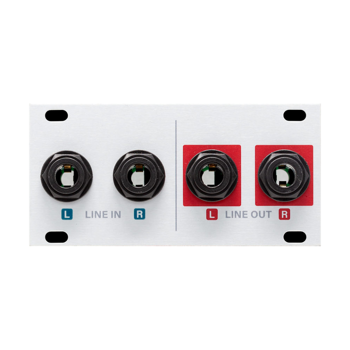 Intellijel Designs AUDIO I/O Jacks 1U— Clockface Modular Intellijel Designs AUDIO I/O Jacks 1U— Clockface Modular
