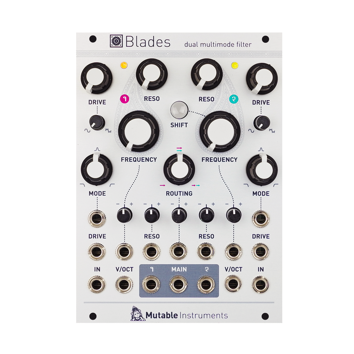 Mutable Instruments Blades— Clockface Modular Mutable Instruments Blades— Clockface Modular
