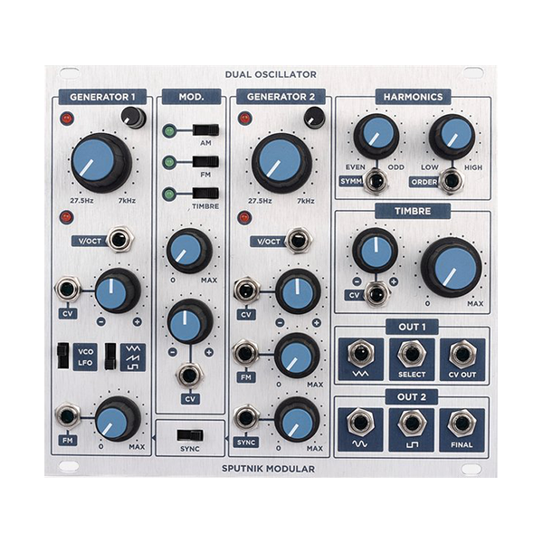 Sputnik Modular Dual Oscillator— Clockface Modular Sputnik Modular Dual Oscillator— Clockface Modular