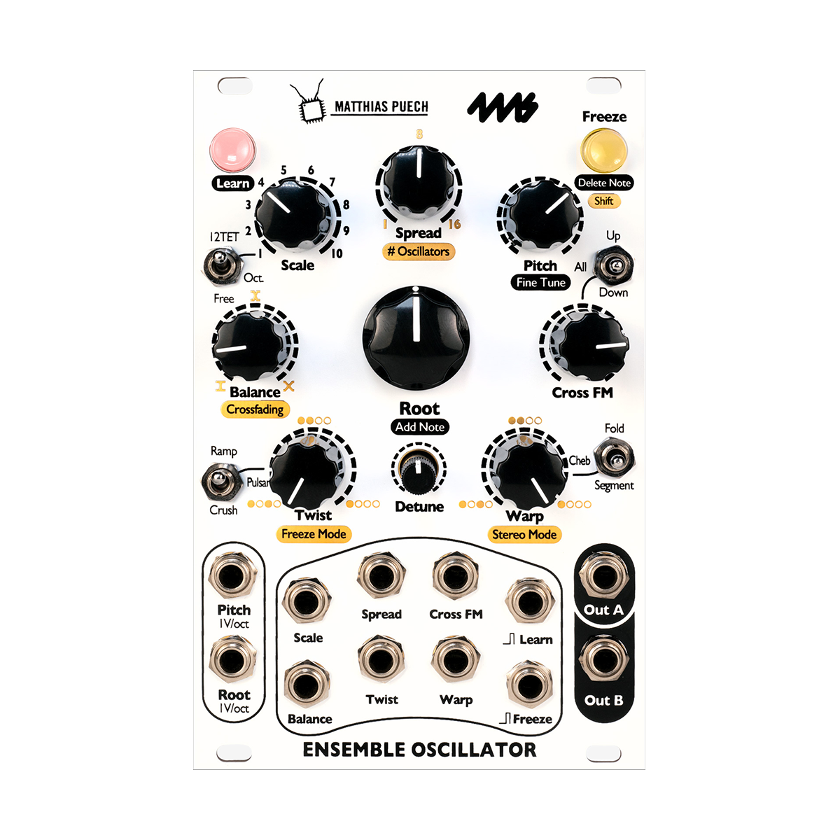 4ms Ensemble Oscillator (EO)— Clockface Modular 4ms Ensemble Oscillator (EO)— Clockface Modular