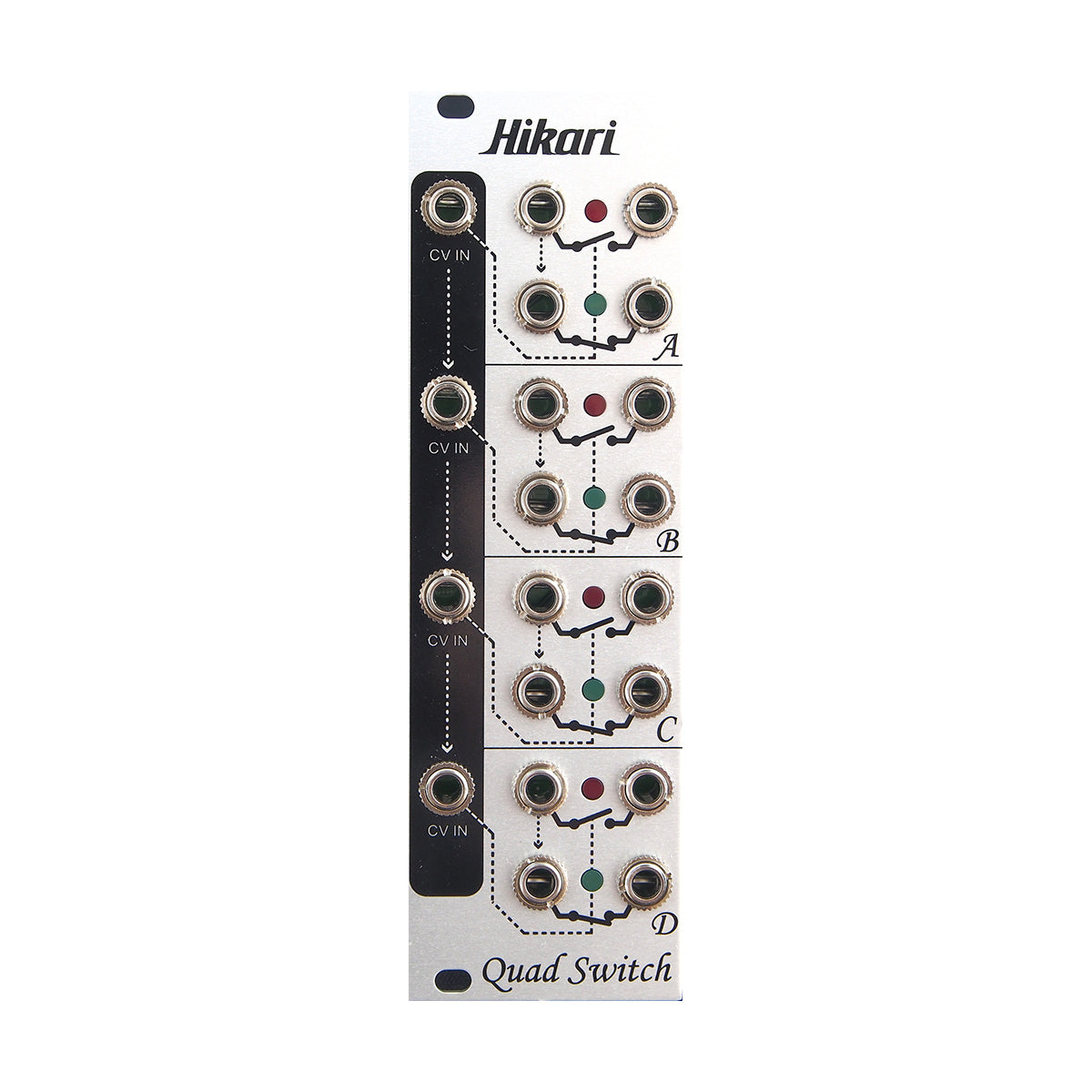 Hikari Instruments Quad Switch — Clockface Modular