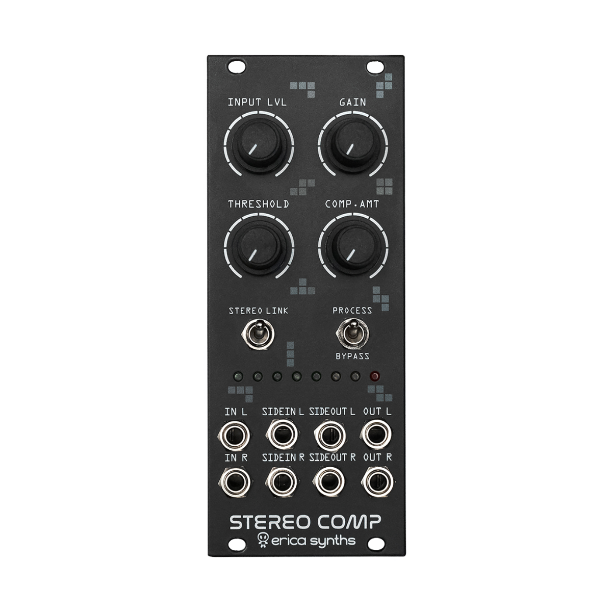 Compressor Clock Erica Synths Stereo Compressor— Clockface Modular