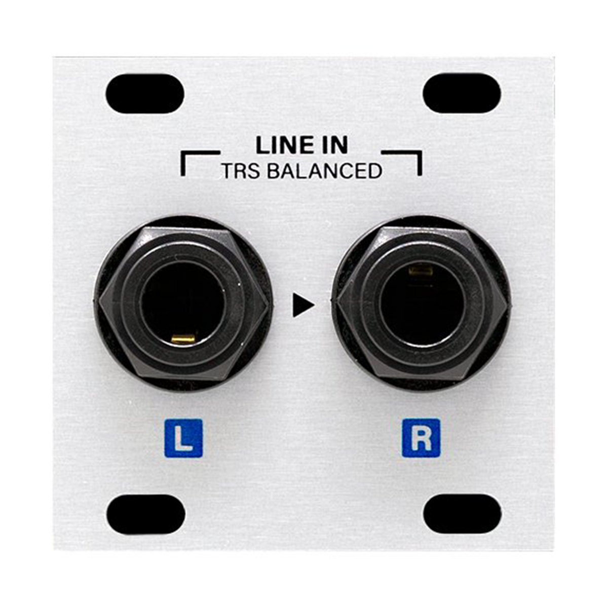 Intellijel Designs Stereo Line In Jacks 1U— Clockface Modular Intellijel Designs Stereo Line In Jacks 1U— Clockface Modular